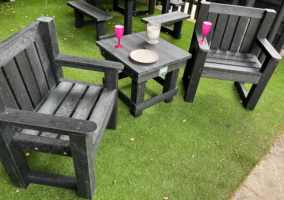 Recycled Plastic Table & Chair Set