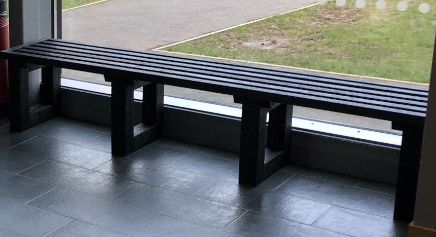 Recycled Plastic Straight Bench