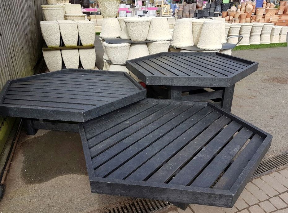 Recycled Plastic Hex Tables