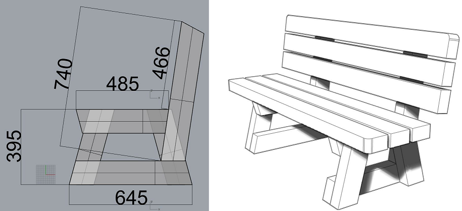 Heavy Duty Backed Bench Dimensions